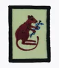 machine embroidery badges RAMC 205 (Scottish) General Hospital 'Medic Rat' Gulf Issue Embroidered Regimental cloth arm badge
