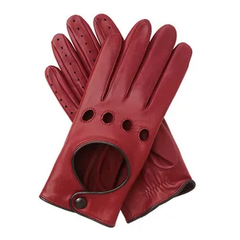red leather driving gloves ladies