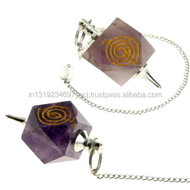 Vintage Reiki Pendulum Antique Healing Pendulum Natural Red Jesper