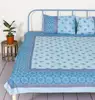 Cotton floral print indian dorm decor queen size bed sheet indian mandala tapestry bedding set throw with pillow cover