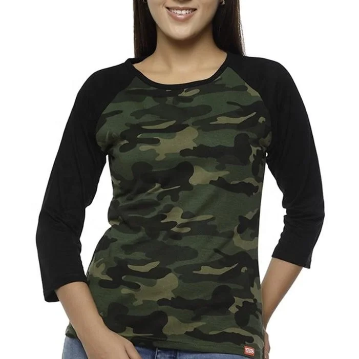 camo baseball shirt