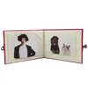 Trendy Pink & Ivory Promotional Gift Silk Photo Frame