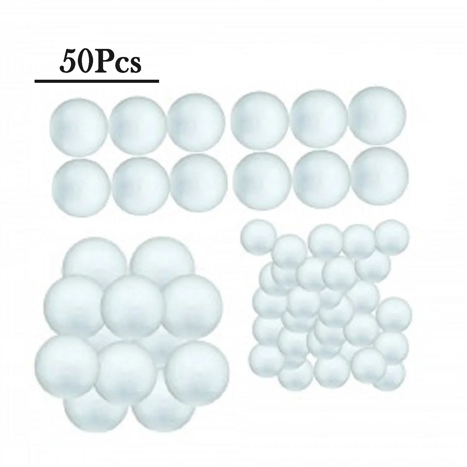 Foam Styrofoam Craft Balls 30 Pack 3//4/" Balls