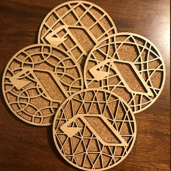 unfinished wood coasters