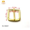 Belt Making Hardware 40mm Solid Brass Belt Buckle