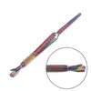 C-curve Nail Pinching Tool Magic Wand Acrylic Gel Tips Multi-function Young Color (Rainbow)