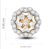 Fancy Real Diamond Ear Studs For Women 2.41 grams 18k Gold