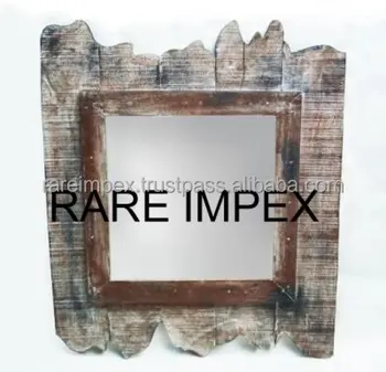 Reclaimed Wood Mirror Frame Buy Reclaimed Wood Mirror Frame Hand