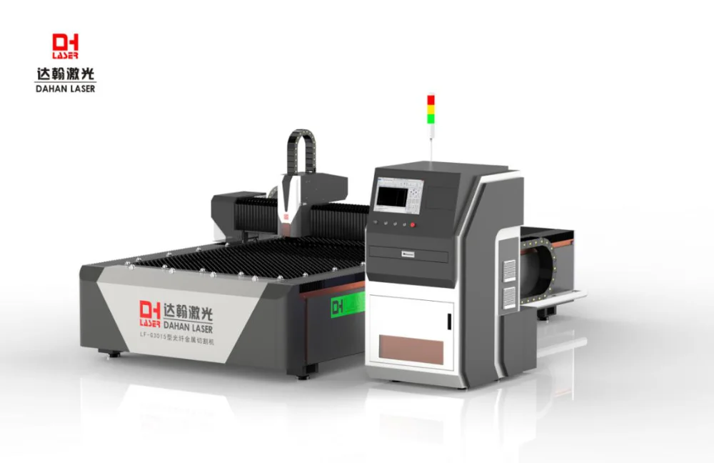 Industrial type fiber laser cutting machine for carbon steel stainless steel aluminum plate