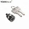 Chrome plated security brass special dimple key cylinder cabinet box door cam lock for vending machine and dispenser