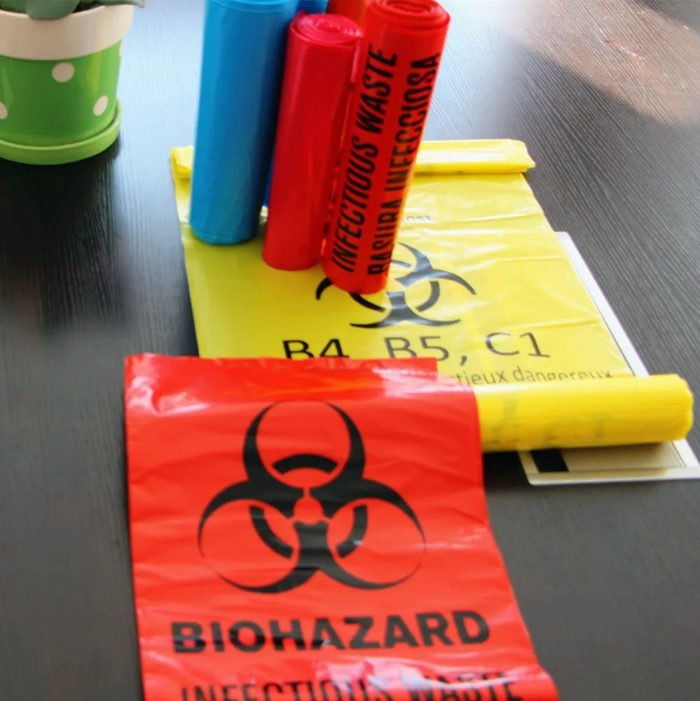 Red Dressing Disposal Bag IUCN Water