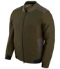 Men's Reversible Bomber Jacket Nylon/Polyester Warm, Mid-Weight Construction Side Pockets Reversible Design Offers Versatility