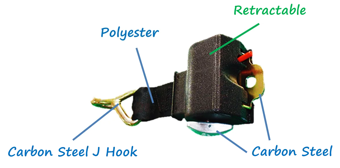 top OEM durable 2 point car extender seat belt