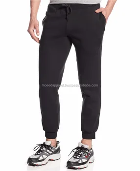 cotton track pants with zipper pockets