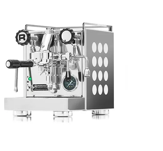 
Made in Italy Coffee Maker - Rocket Espresso Appartamento - Espresso Machine for both Home and Commercial Use 