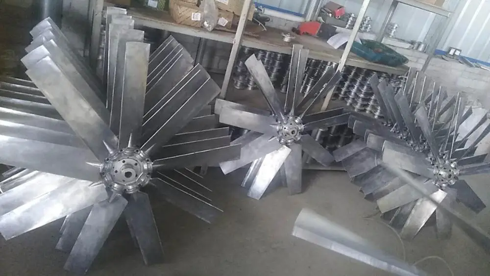 
Guangdong factory adjustable aluminum axial fan blades 