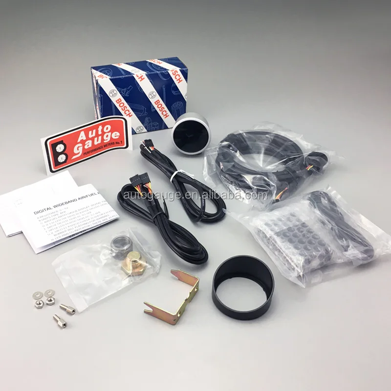 52 mm Electric Digital Wideband Air Fuel Ratio Gauge with Sensor Data