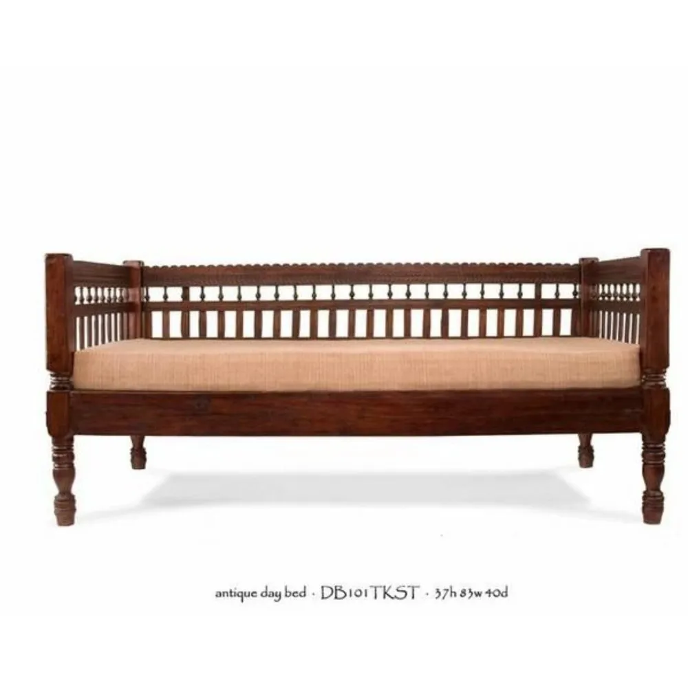 Indian Vintage Modern Decorative Carved Solid Wood Cushion Sofa Buy