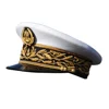Merchant Navy visor Cap with insgnia/ officer military hat with embroidery band
