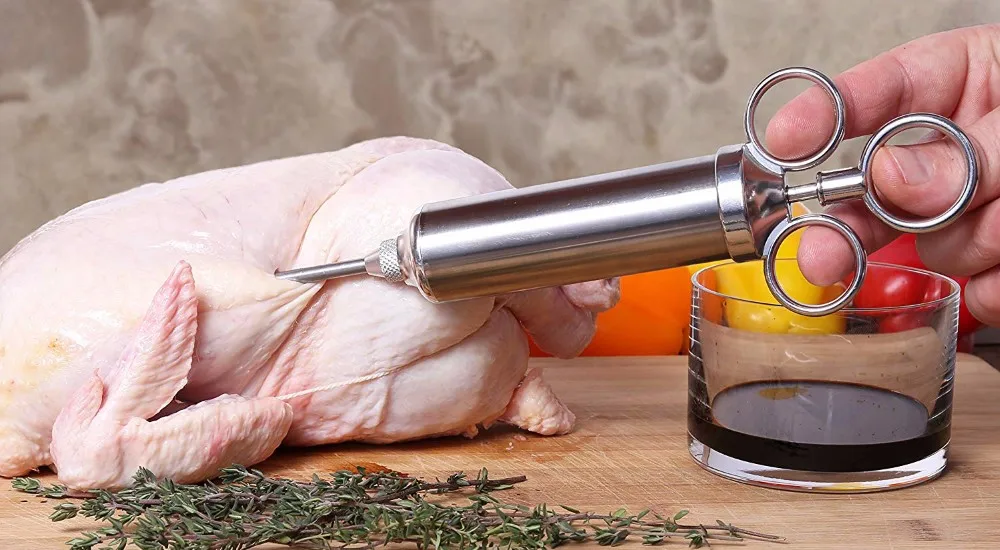Marinade Meat Injector Kit Bpa Free Food Grade Cooking Food For Bbq