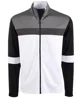 Men's Team Player Track Jacket Colorblocking puts a current spin on this track jacket Stand collar Zipper closure at front