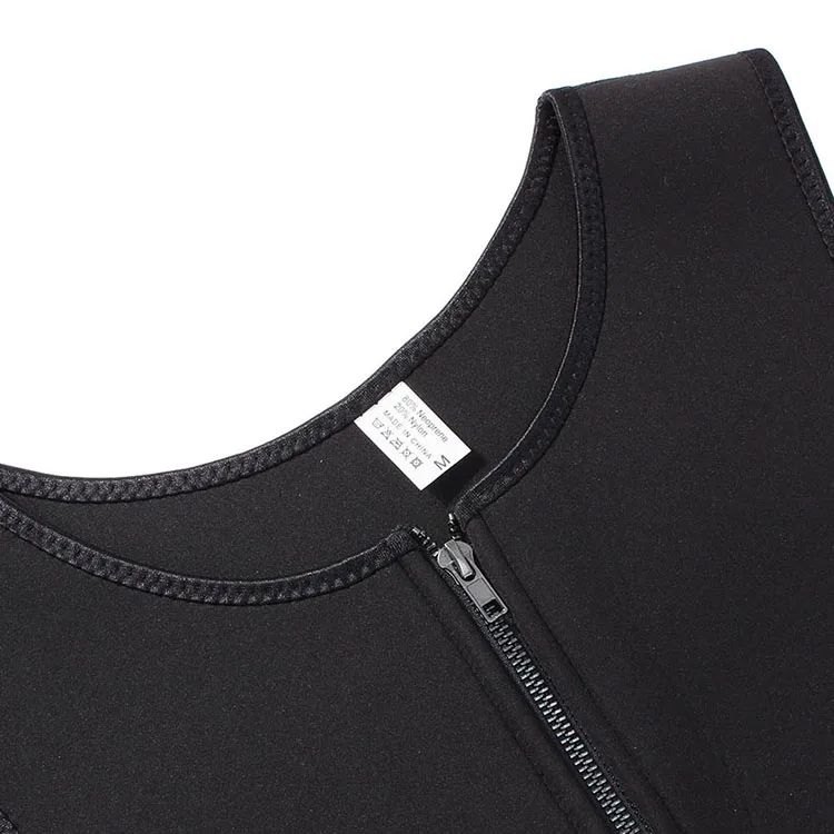 
Private Label High Quality Black Best Shapewear Neoprene Body Shaper Men Waist Trainer 