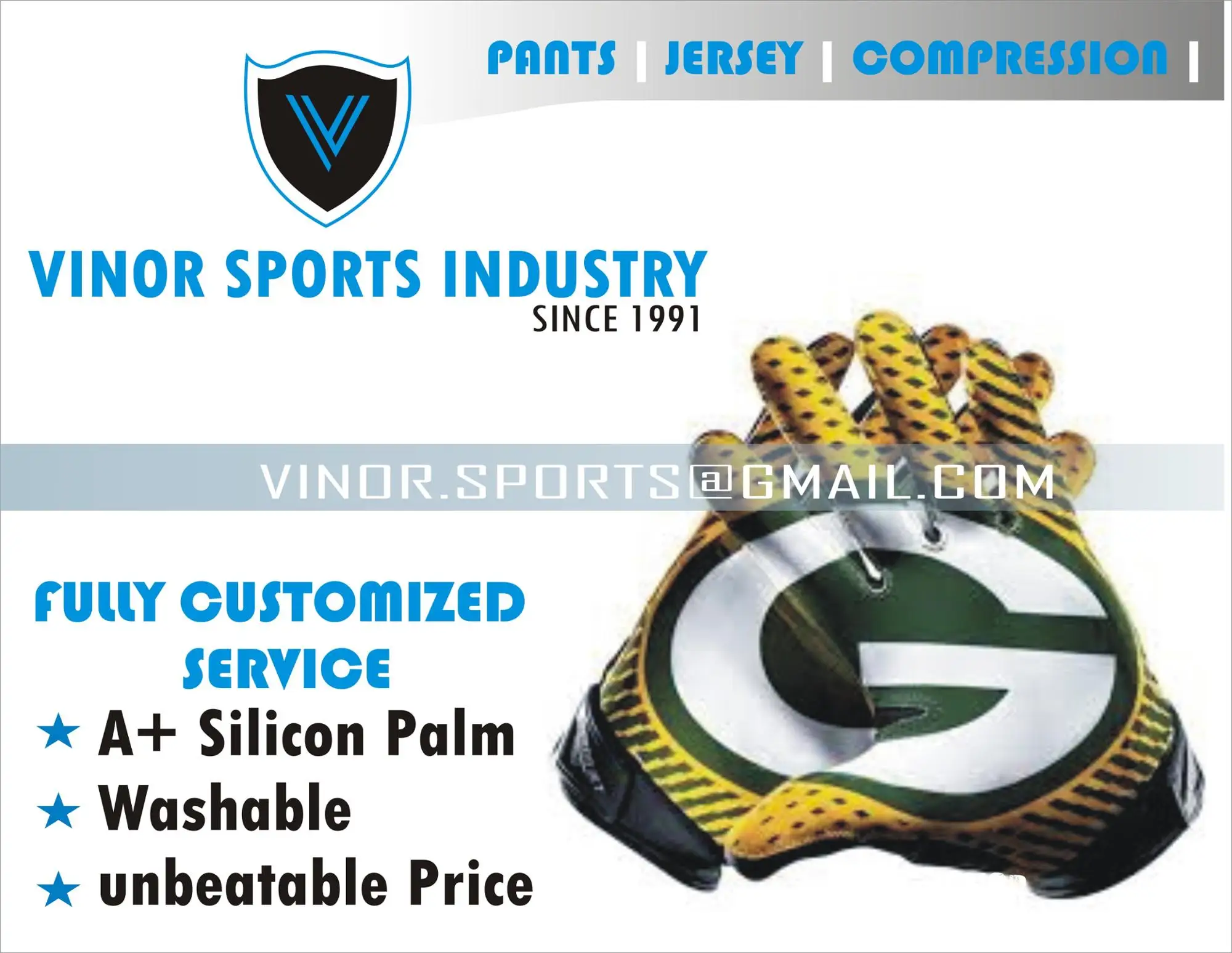 Source American football gloves Manufacturer on m.