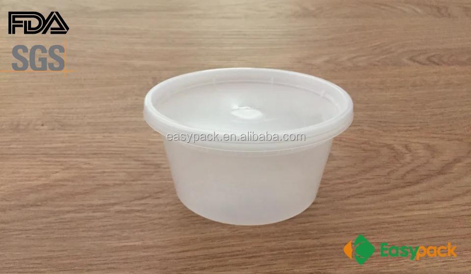 Premium Quality 12 Oz Microwaveable Disposable Take Away Pp Hot Soup