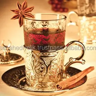 arabic glass tea cups
