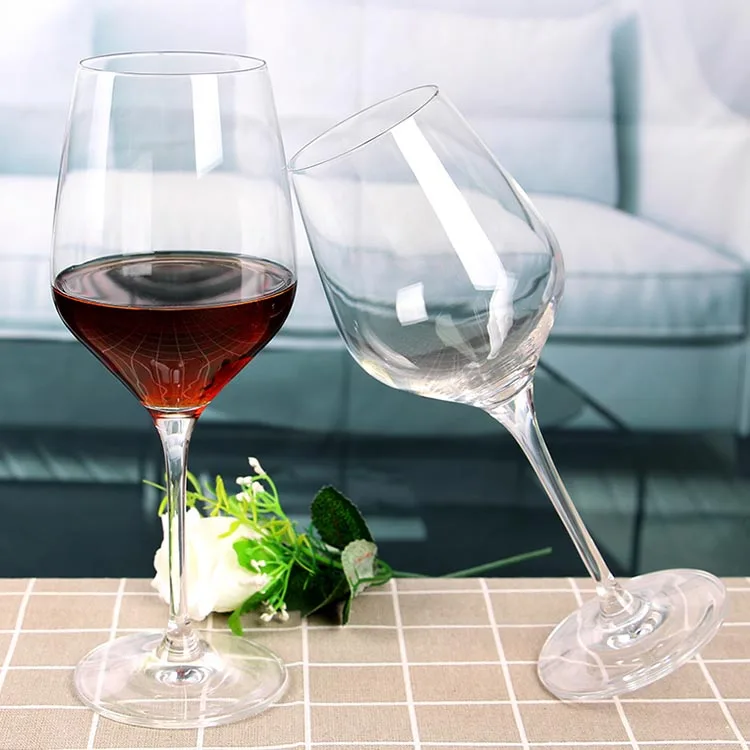 Home Goods Wine Glasses Hand Blown Lead Free Crystal Red Wine Glasses