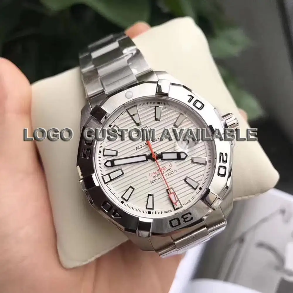 

TOP luxury brand watch stainless steel auto movement top quality original watch, Black