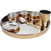 Ski Group Of Copper Plated metal wedding copper dinner set