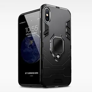 Magnetic Car Armour Shockproof Finger Ring Cover iPhone