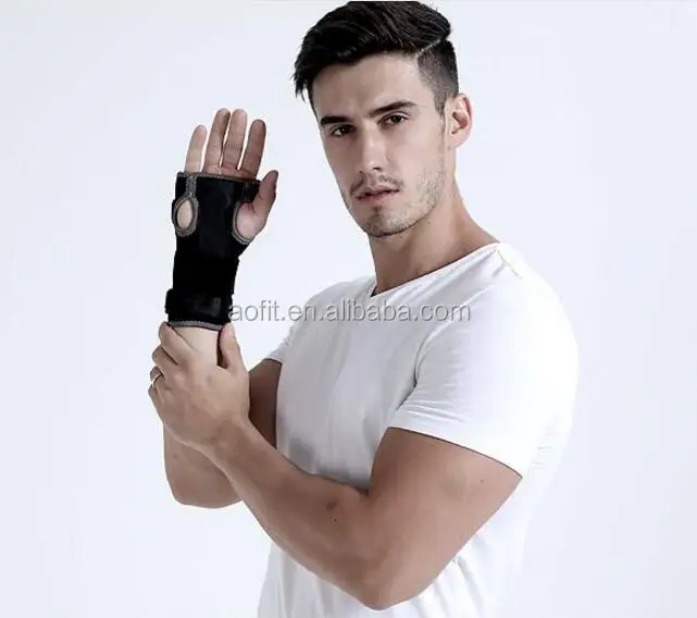 Adjustable Wrist Sleep Support Brace Fits Both Hands Cushioned To