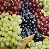 Fresh Green,Red & Sweet Grapes round