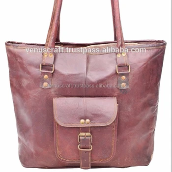 ladies leather shoulder handbags