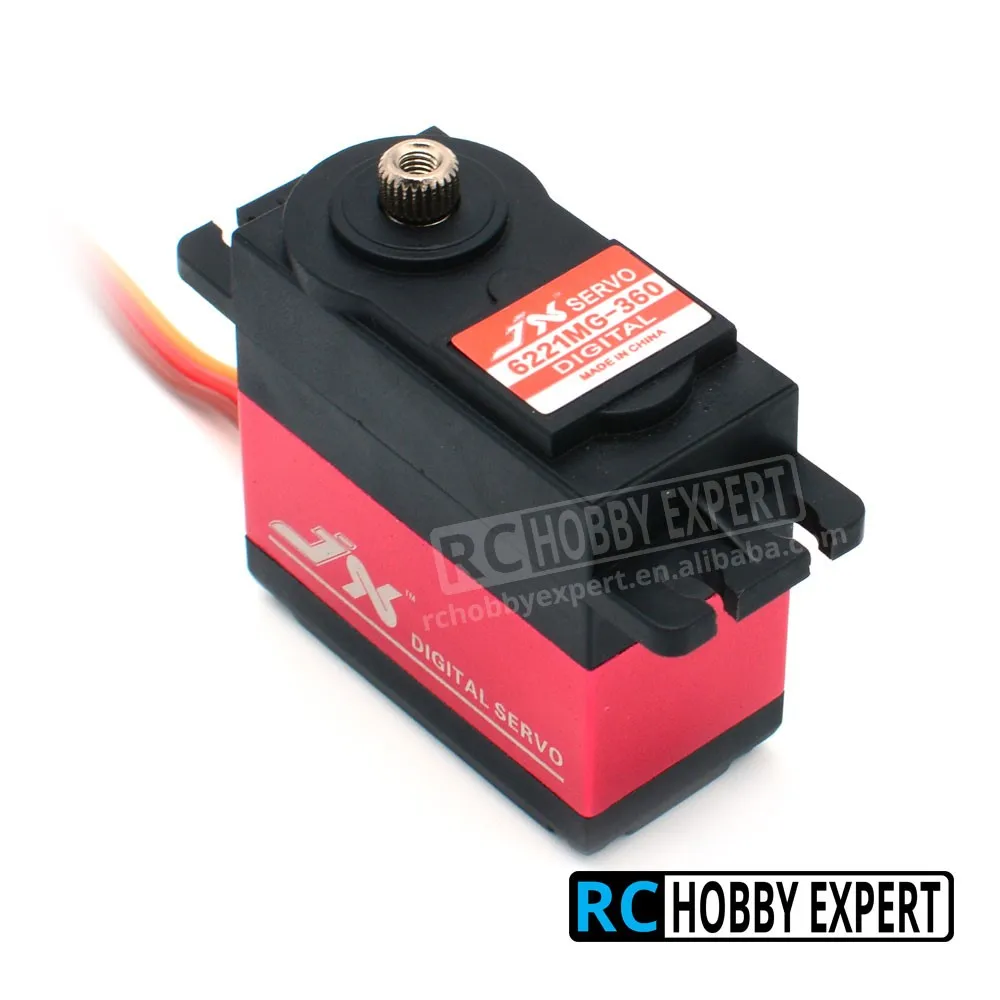 Jx Servo Pdi6221mg360 20kg 360 Degree Continuous Rotation High