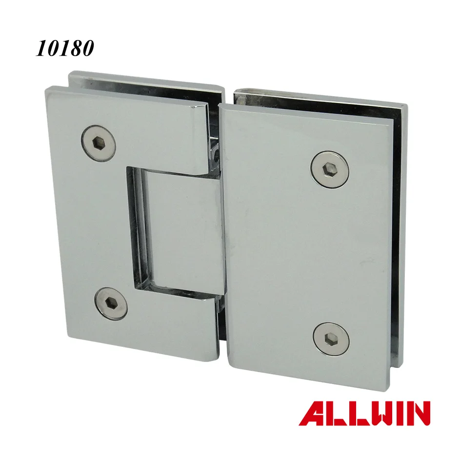 180 Degree Brass Glass To Glass Bathroom Hinge Shower Door Hinge