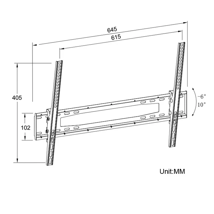 TV mount JYLCD-253 Drawing