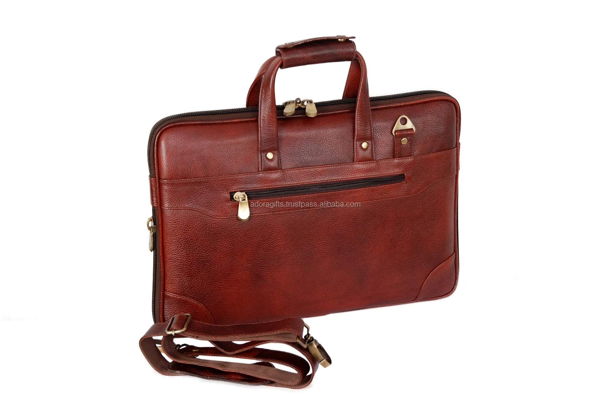 Large Genuine Leather Laptop Bag / Leather Laptop Bags / Computer Laptop Bags Buy Large