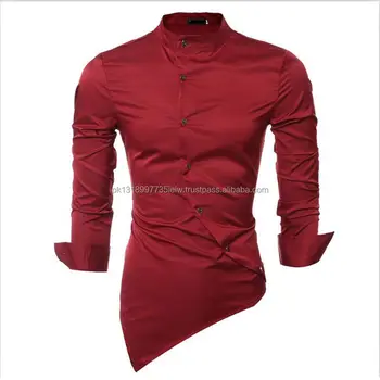 mens slim fit long sleeve casual shirts