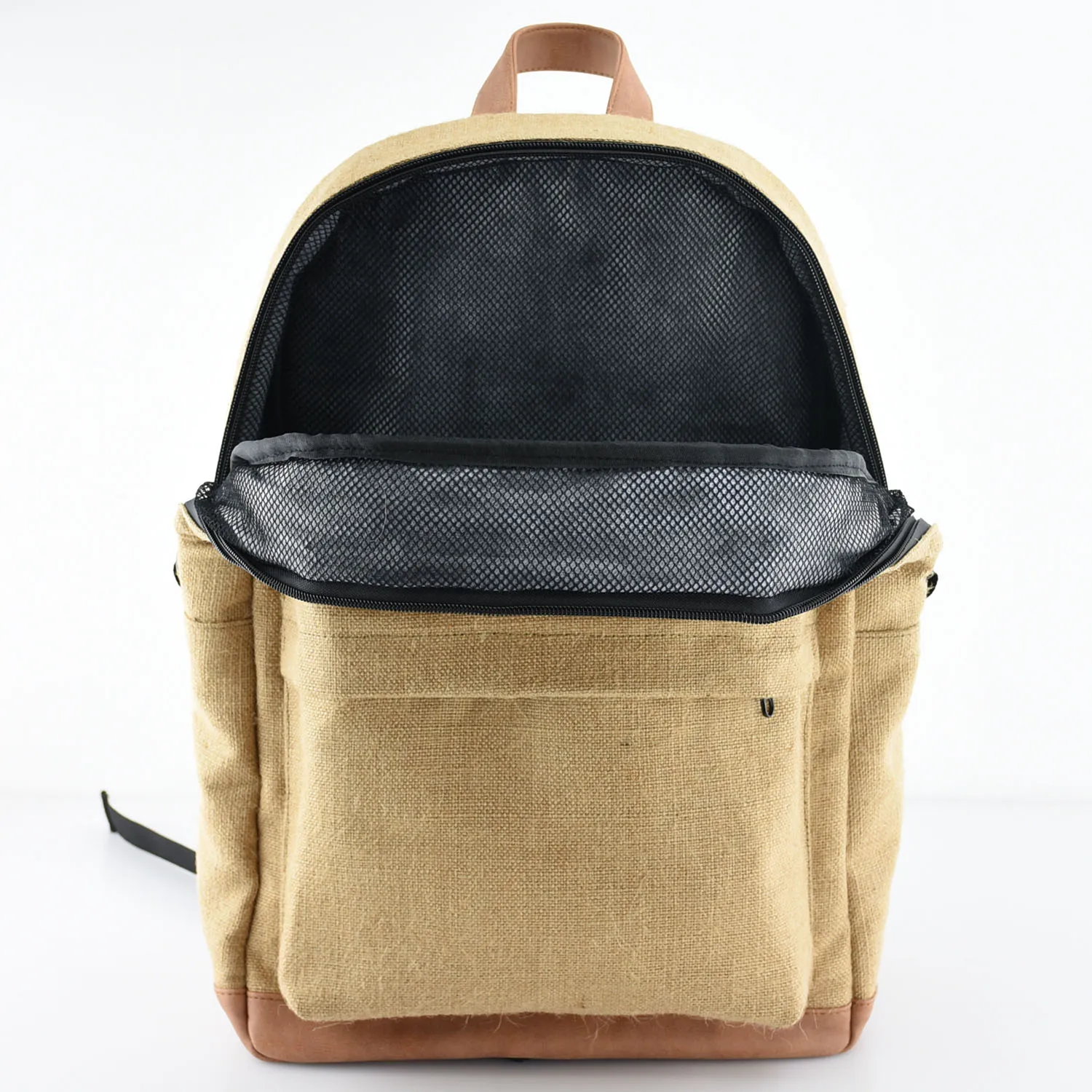 Jute Smell Proof Odor Eliminating Backpack With Dual Zipper Buy Smell Proof Backpack,Backpack