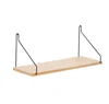 NO.2880 Vintage Wall Storage Unit Retro Wood Kids Room Metal Wire Shelf Rack Decoration