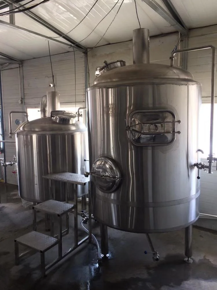 
SUS 304 brew house equipment beer brewing tanks 500L 5BBL electrical heating mash kettle 