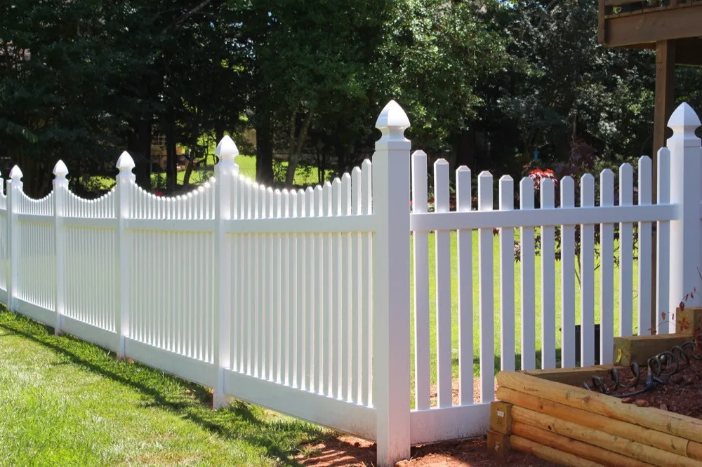 hot sale white vinyl pool picket fence house fence garden fence