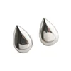 Tiny Raindrop Studs Earrings Sterling Silver 925 Rain Drop Stud