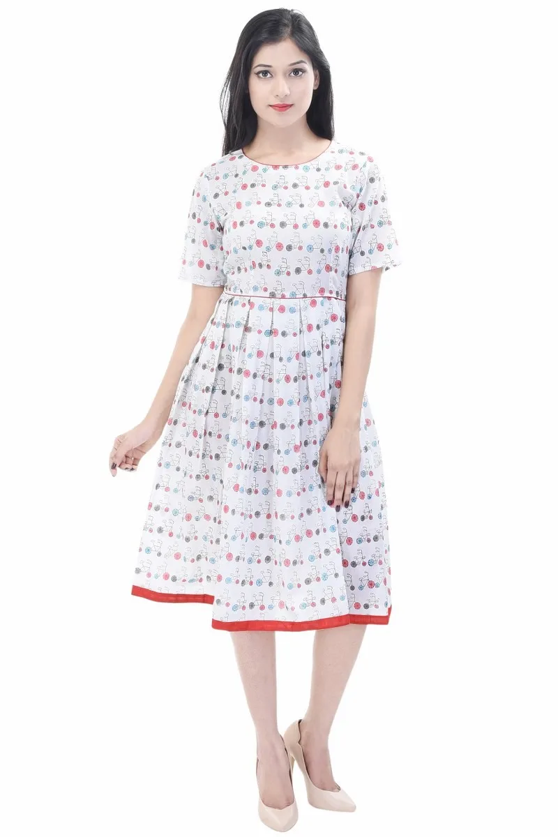 cotton one piece short dress