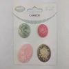Cabochon cameo base settings, oval blank pendant tray for medallion decoration