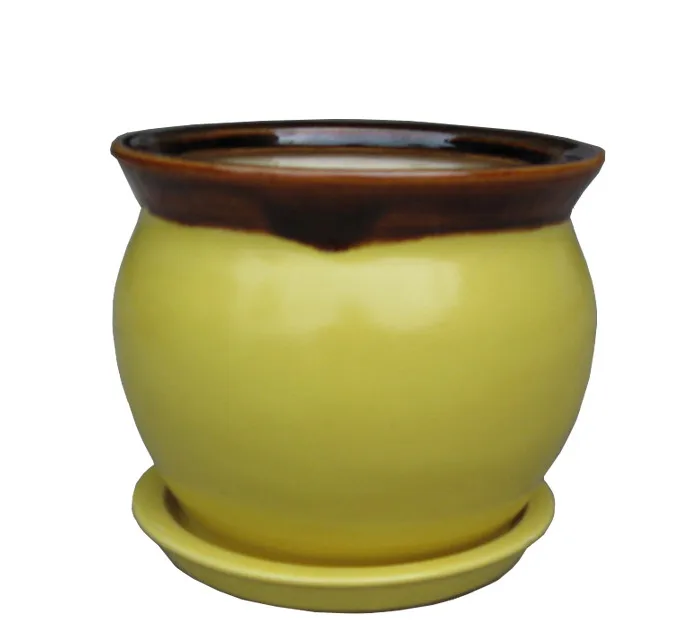 Small Decorative Vietnamese Indoor Ceramic Pot With Saucer Buy