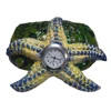 Clock Home Decor Item and Showpiece Item Corporate Gifted Star Fish Clock Diwali Gifted Unique Design Clock